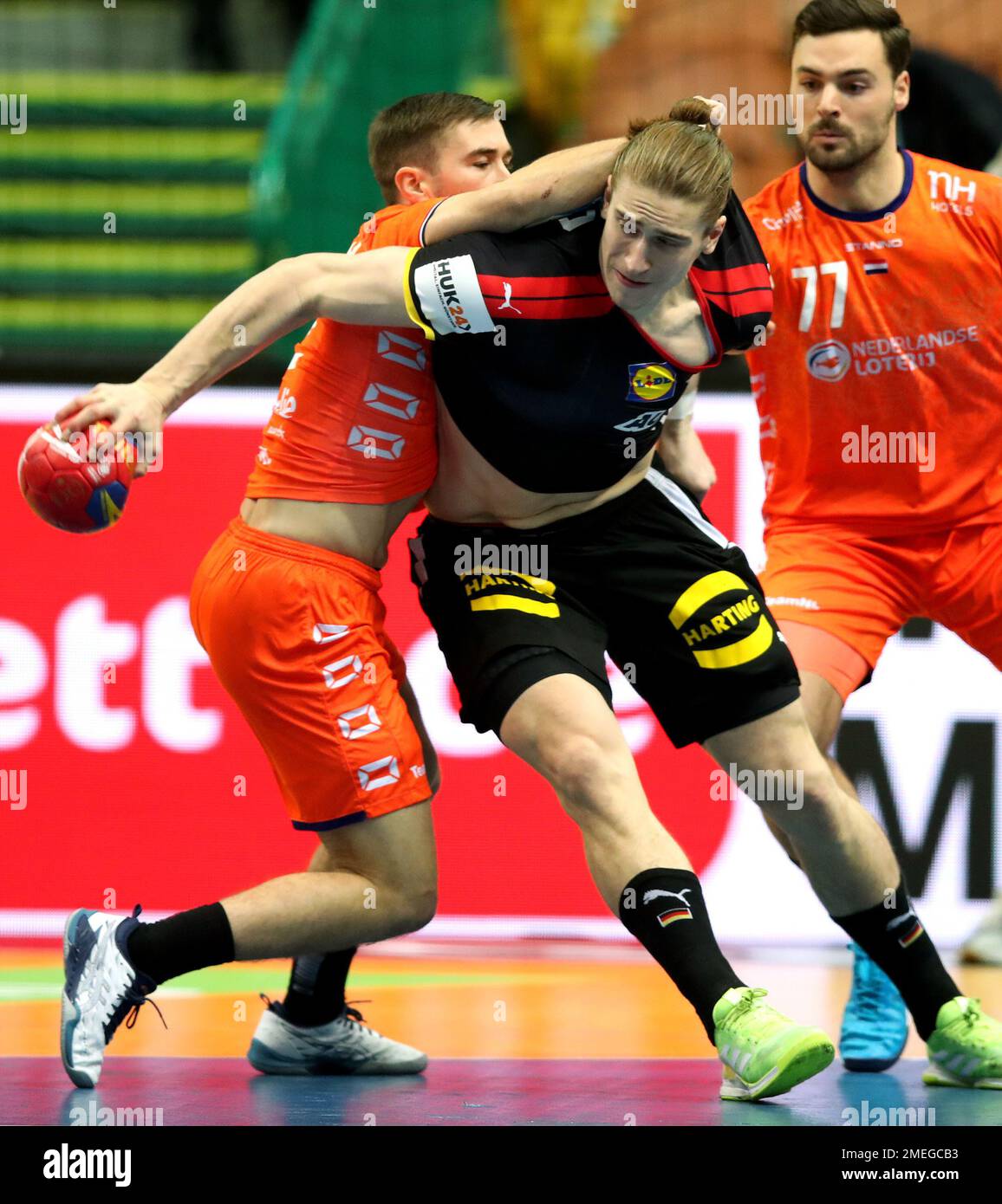 Juri Knorr of Germany, Luc Steins of Netherlands , Dani Baijens of 